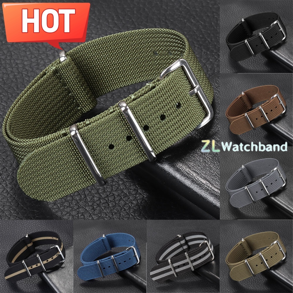 Nato Strap Nylon - 새로운 골지 나일론 시계 밴드 18mm