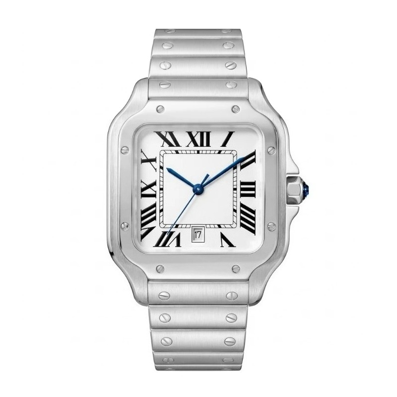 새로운 럭셔리 남성용 쿼츠 시계 클래식 레트로 스타일  - Cartier Watch Tank 리뷰 및 가격