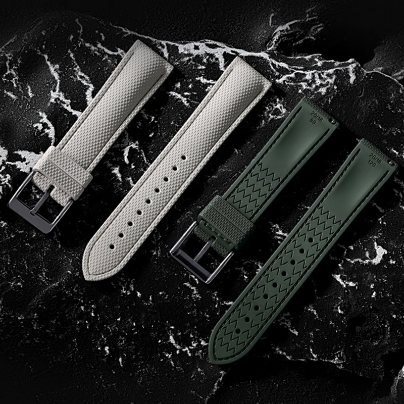 블랑팡 FKM 플루오로 고무 퀵 릴리스 다이빙 시계 밴 - Suede Strap Watch 리뷰 및 가격