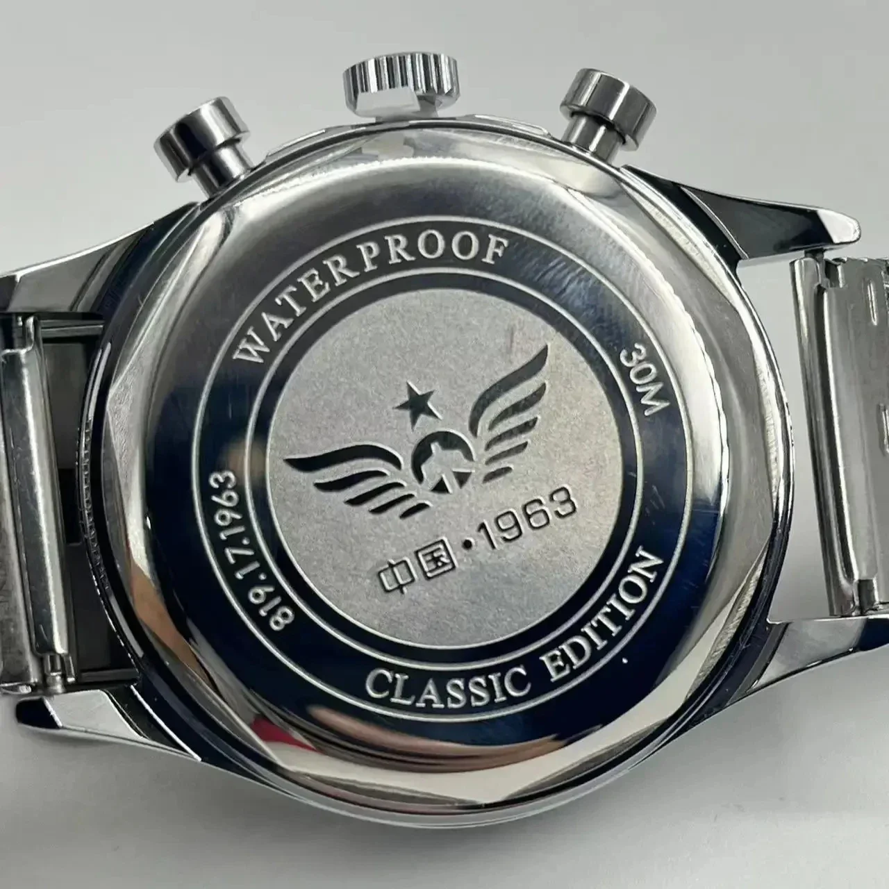 남성용 시계 1963 파일럿 자동 시계 42mm 방수  - Suede Strap Watch 리뷰 및 가격