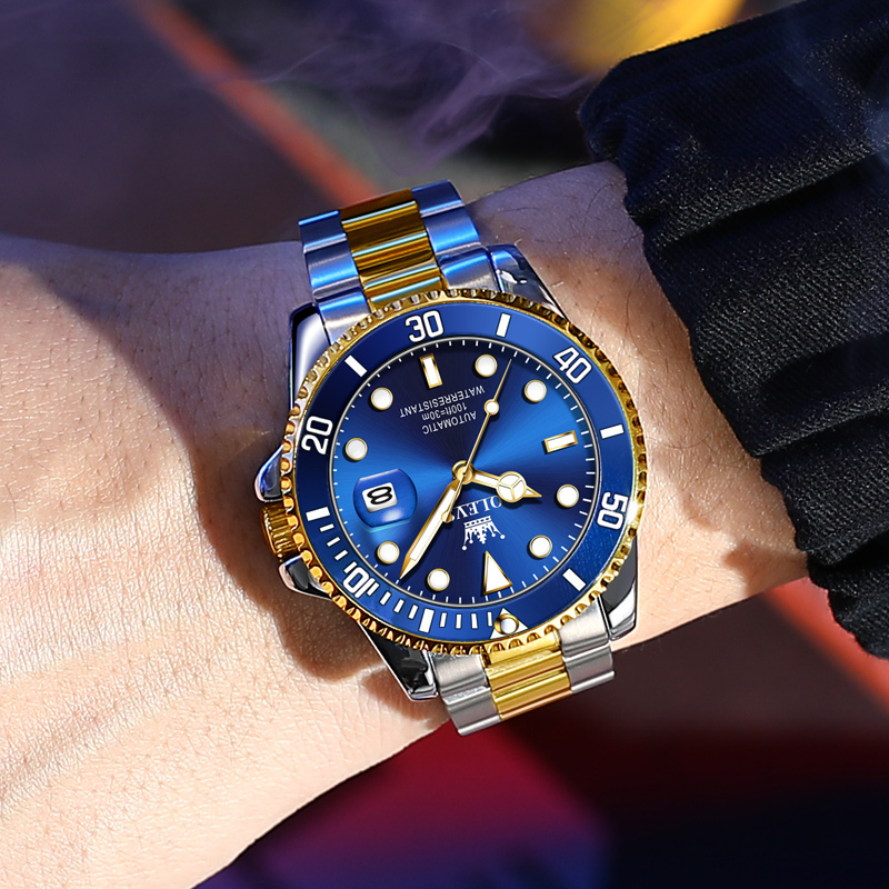 OLEVS 남성용 시계 남성용 고급 오리지널 자동 기계 - Rolex Watch Datejust 리뷰 및 가격